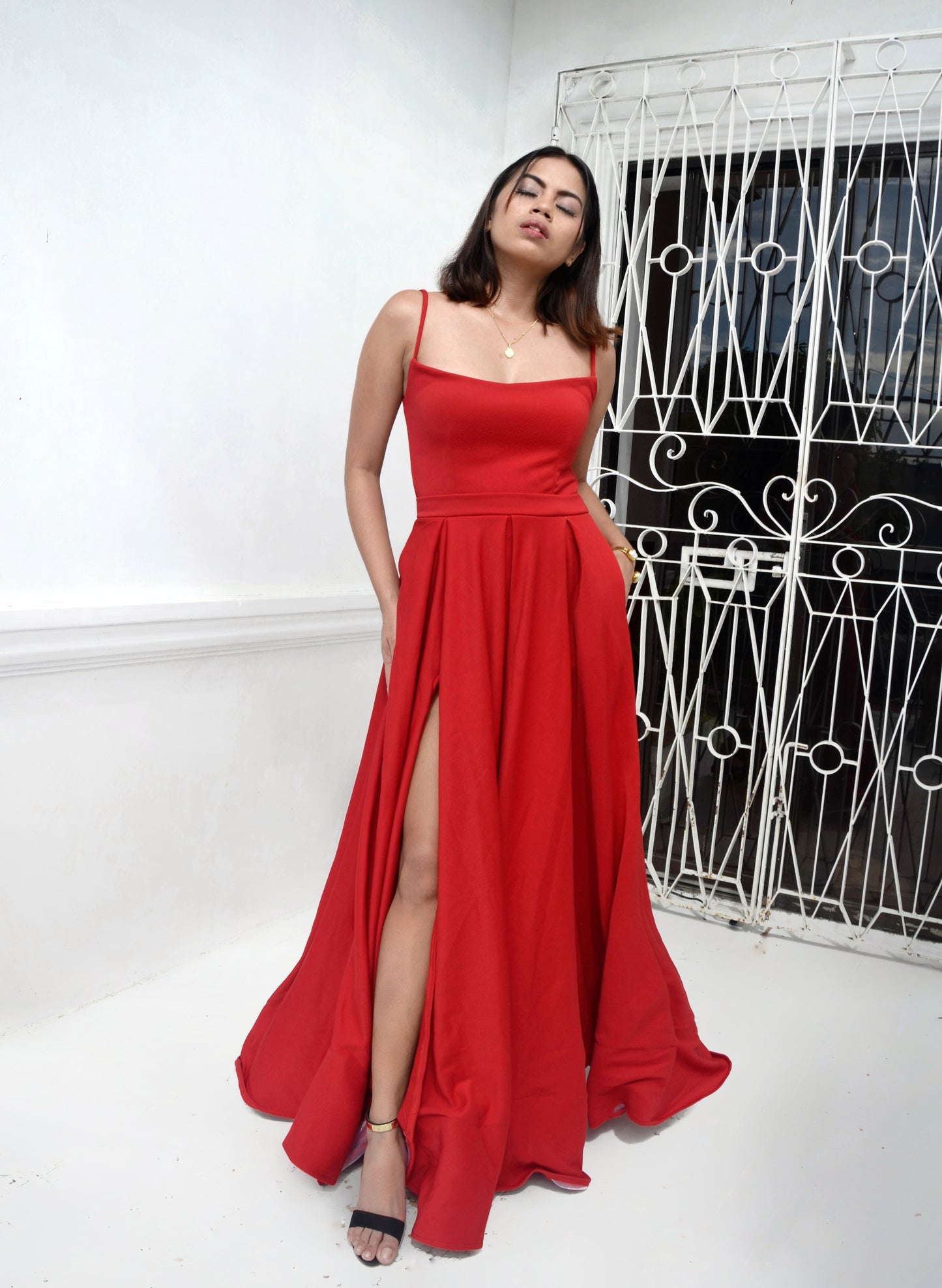 Strappy Maxi Dress