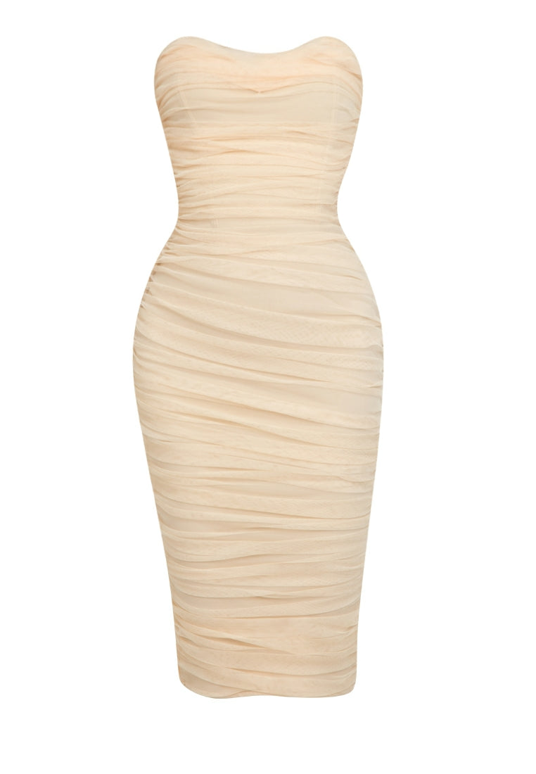 Ruched Midi Dress