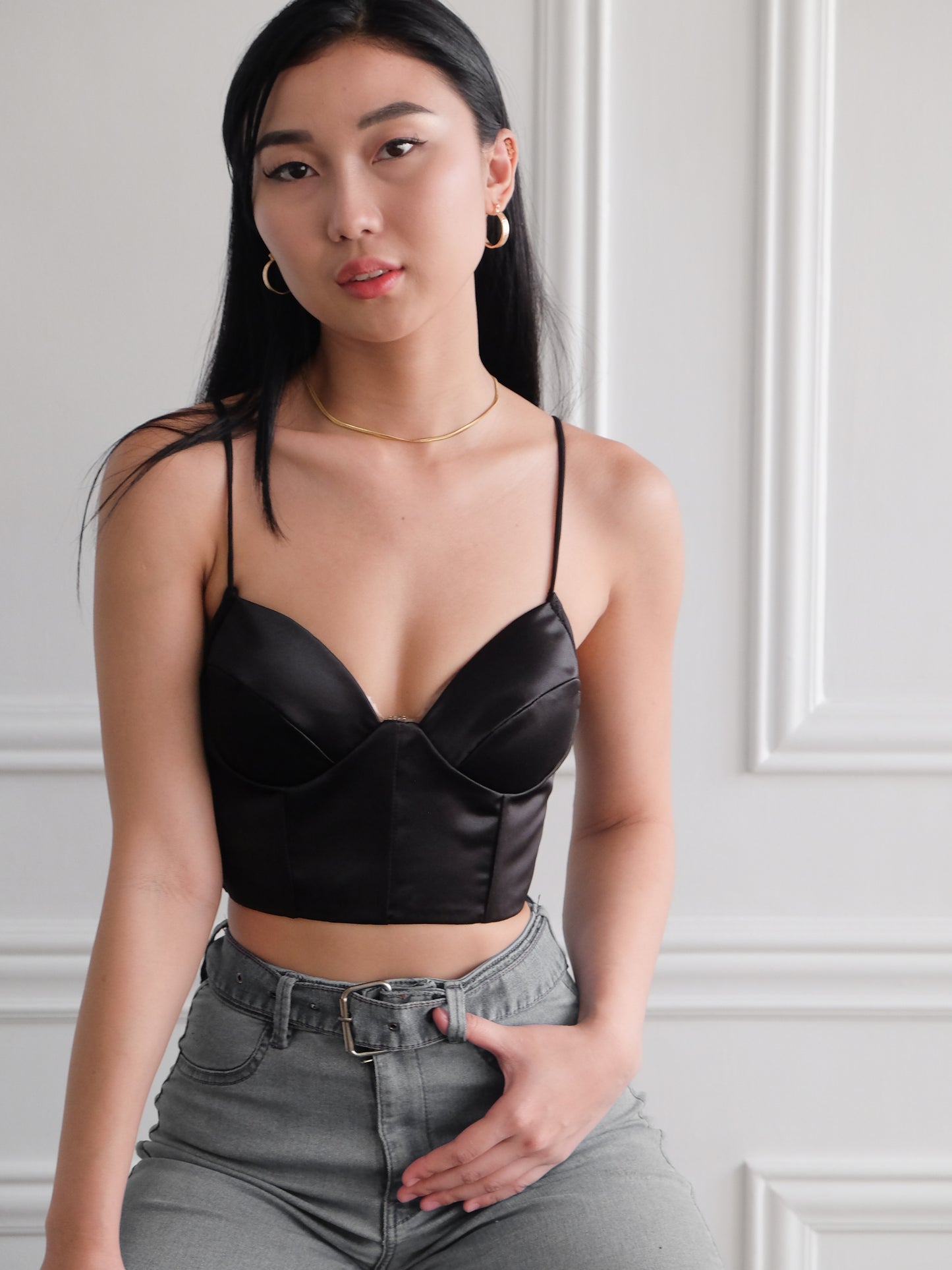 Please Me Bustier Crop Top