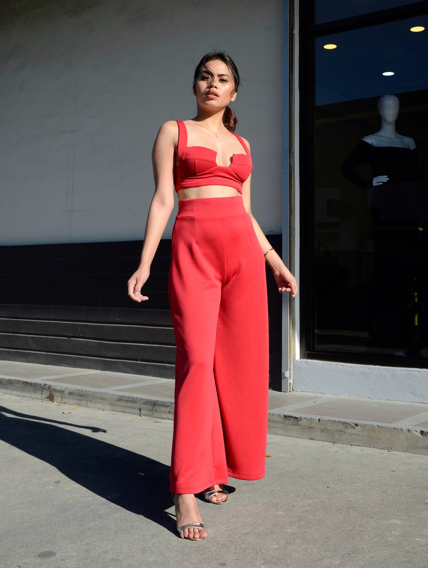 Bustier Pants Set