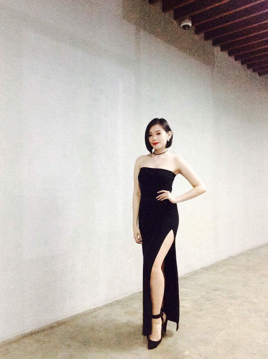 Basic Bandeau Maxi Bodycon Dress