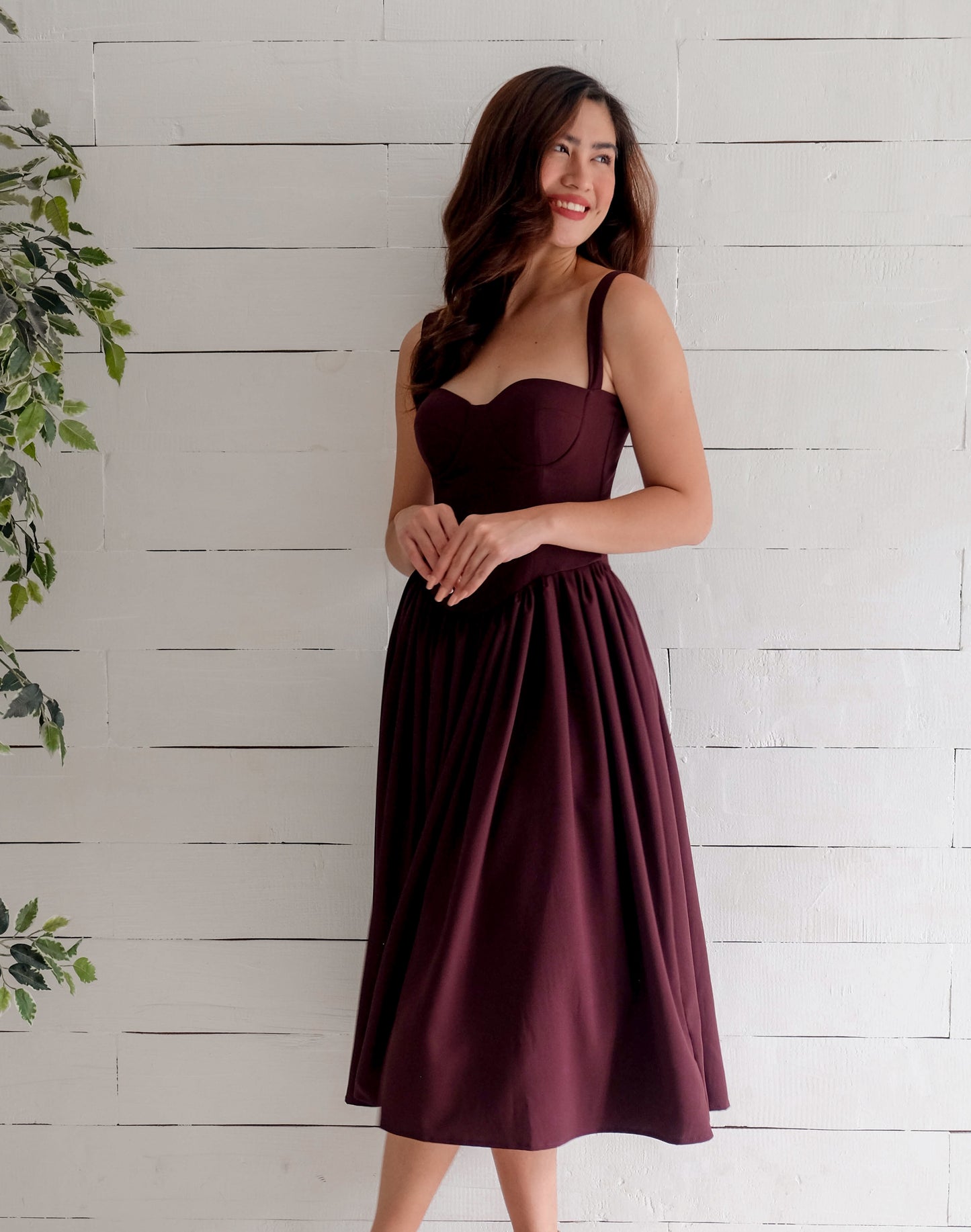 Pepper Corset Midi Dress