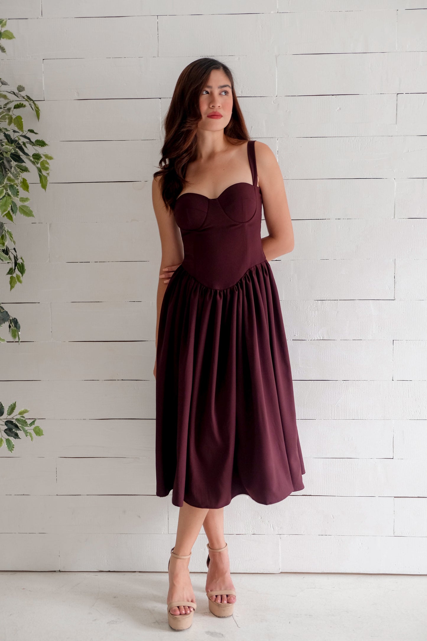 Pepper Corset Midi Dress 