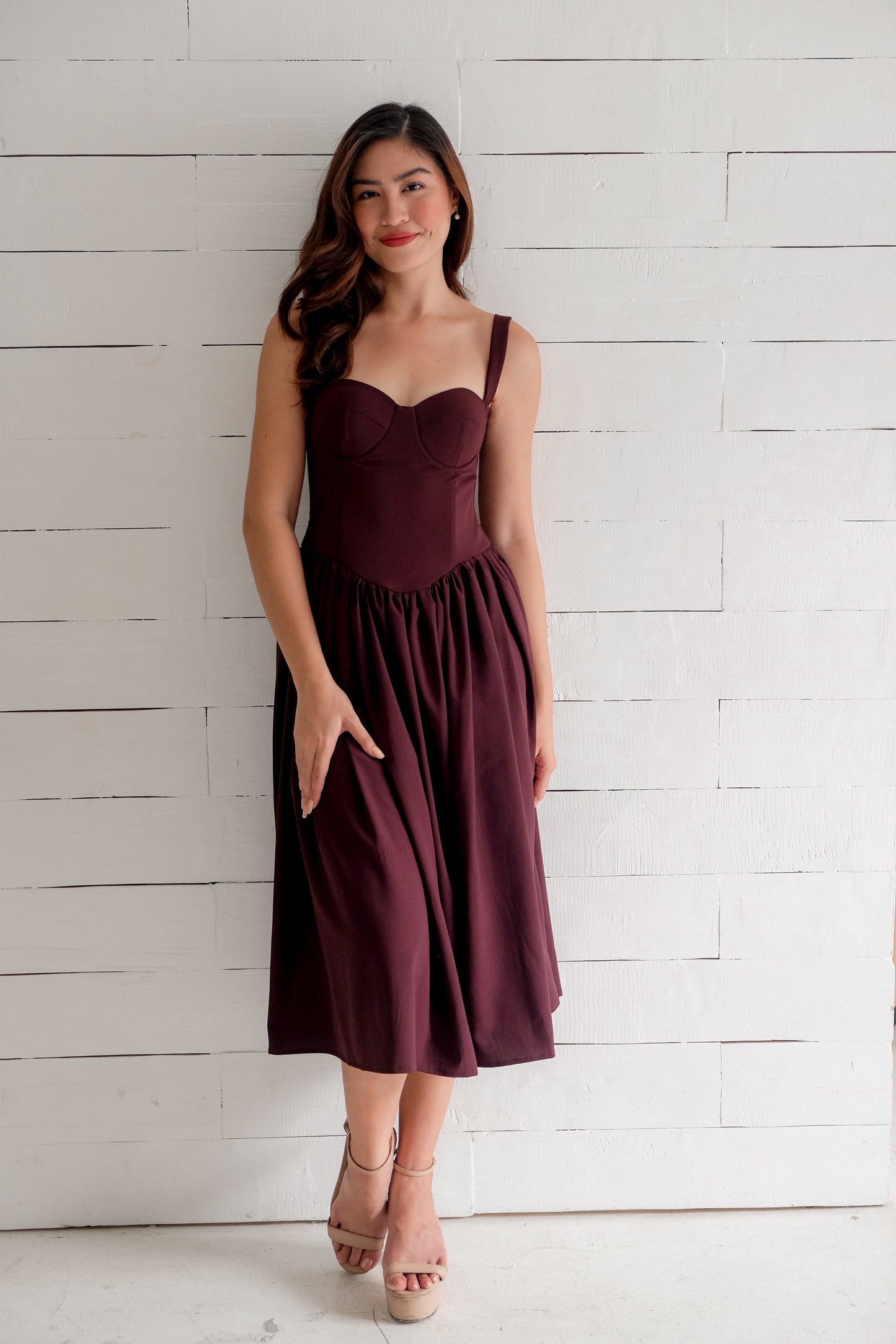 Pepper Corset Midi Dress 