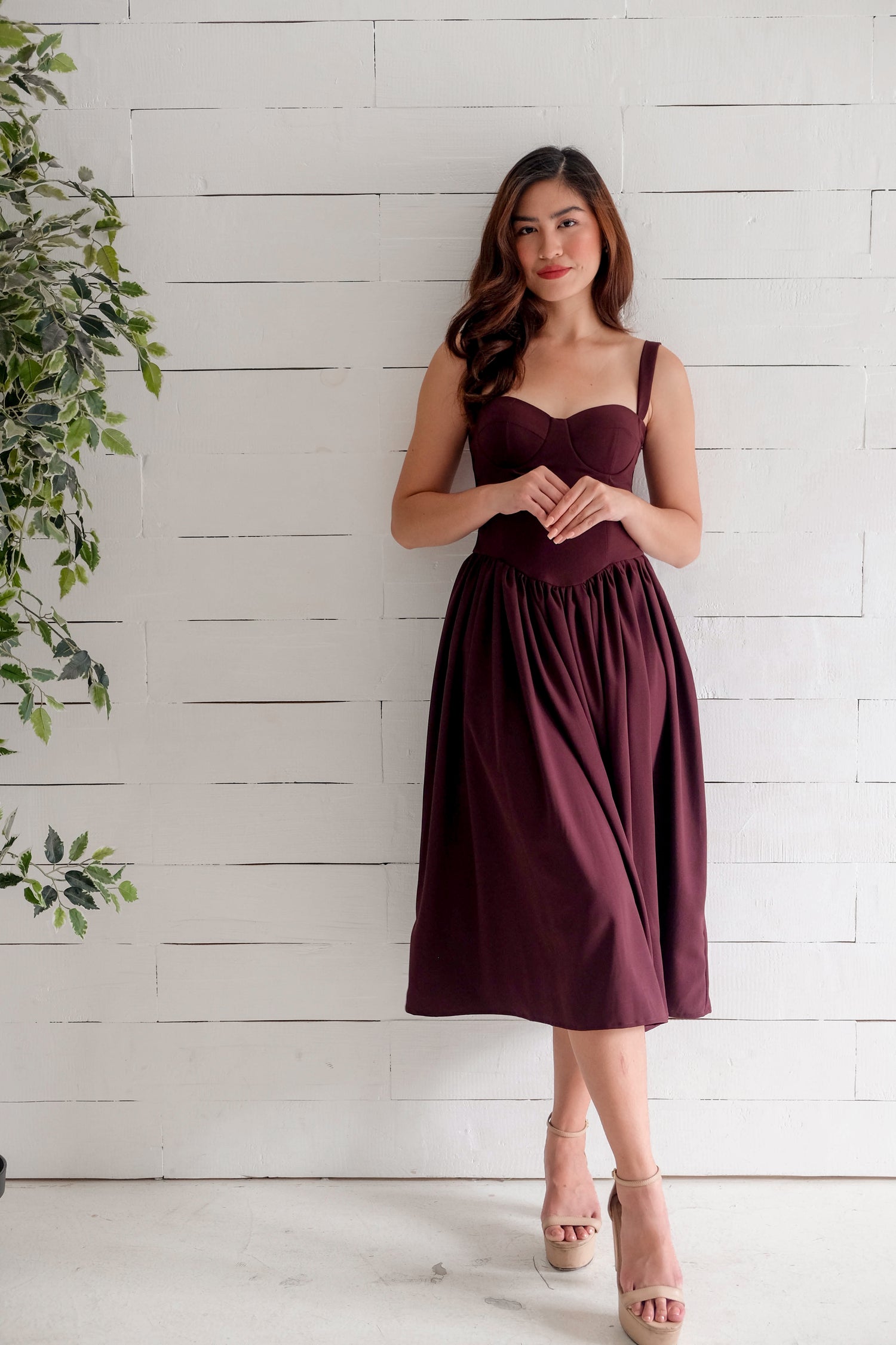 Pepper Corset Midi Dress 