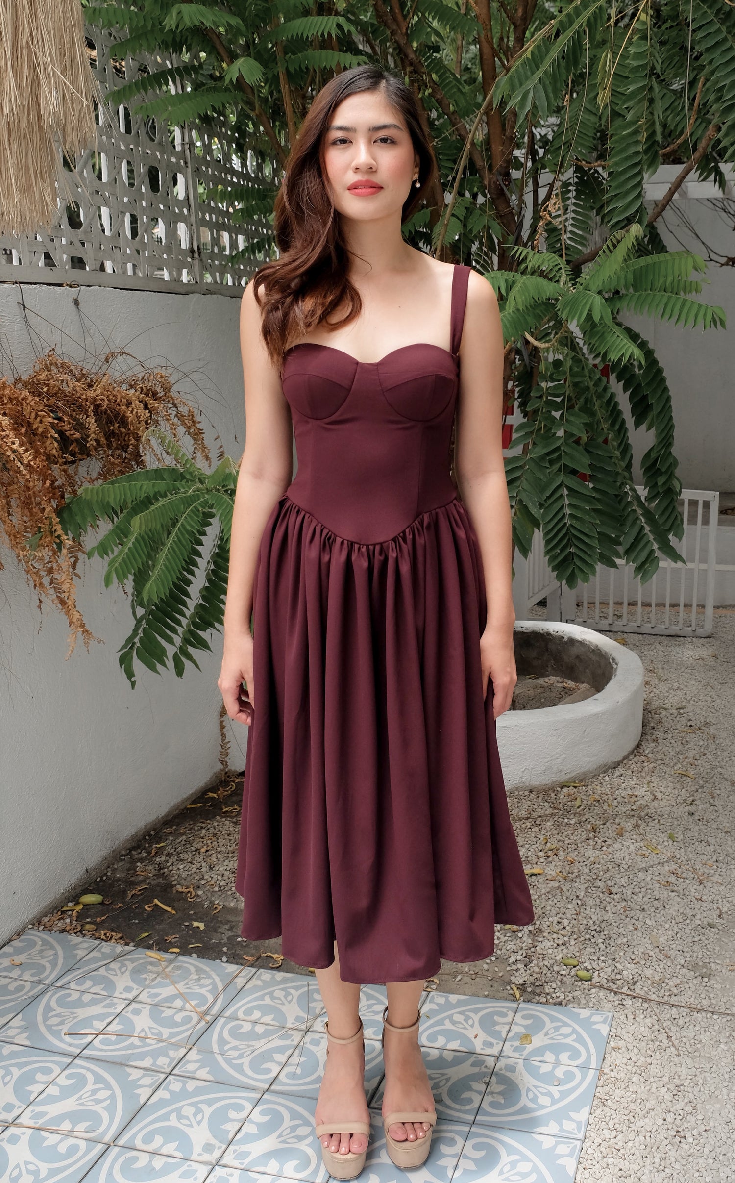 Pepper Corset Midi Dress