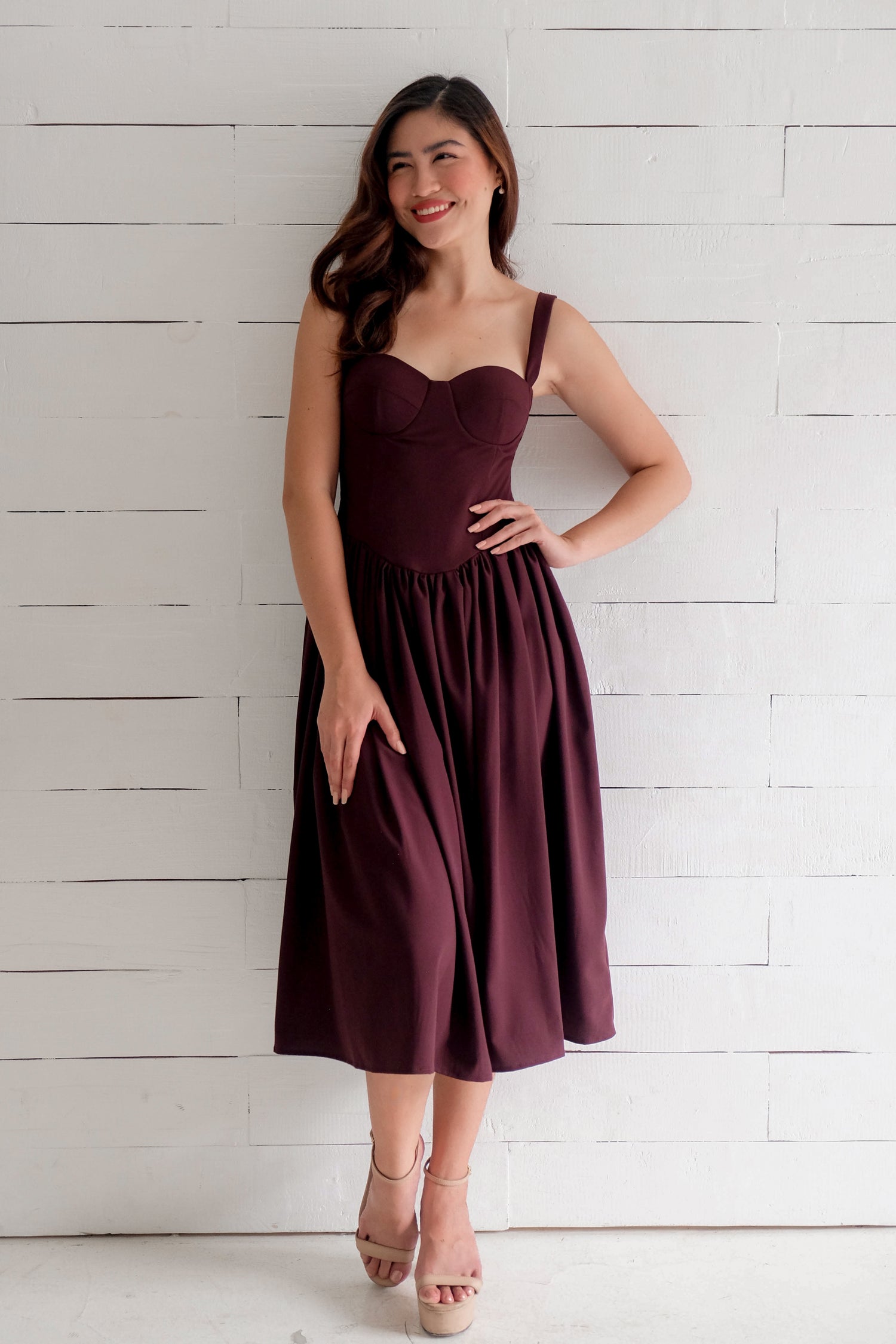 Pepper Corset Midi Dress 