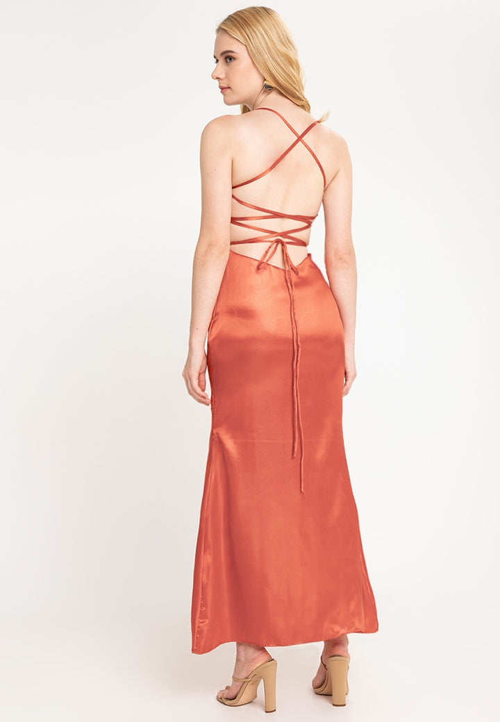 Seasgair Merino Wool Maxi Dress in Heather