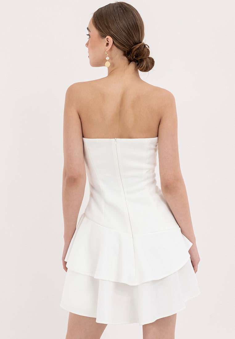 dlaney mini dress white Delany