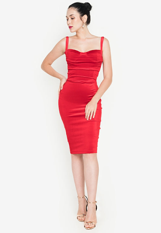 Velvet Bustier Dress