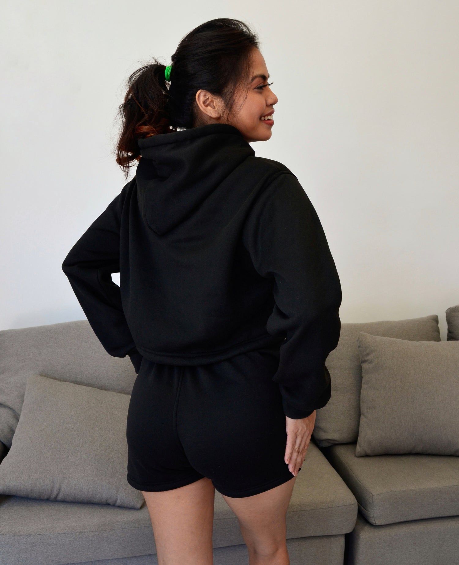 Jogger Shorts in Black