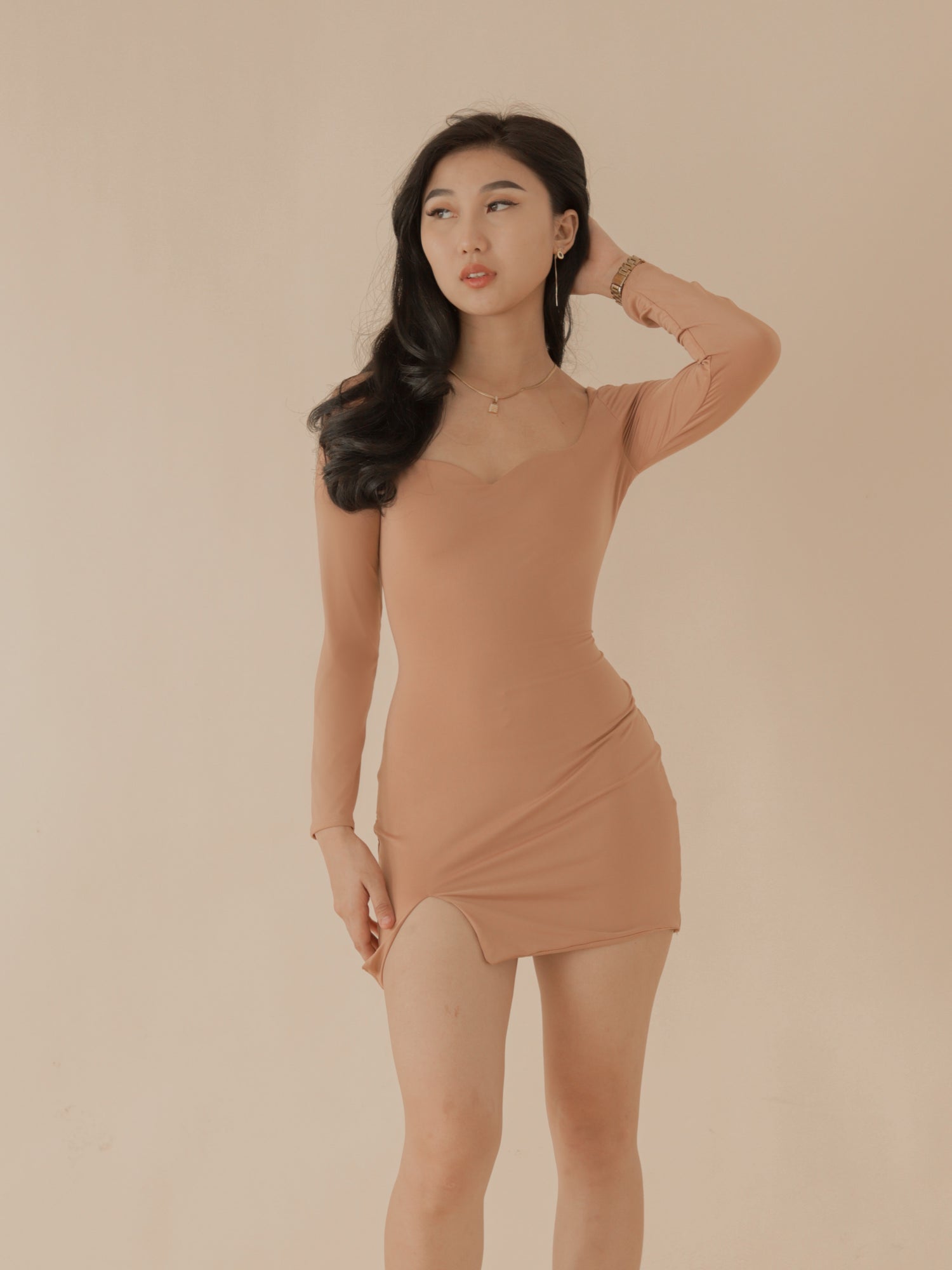Delilah Longsleeved Bodycon Mini Dress